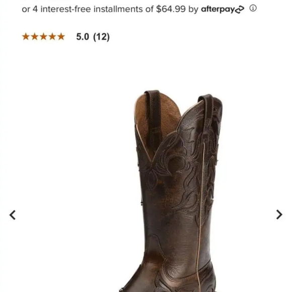 ARAIT Cassidy Leather Cowboy Boots 👢 - Picture 2 of 5